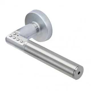 Maniglia con codice cromato Velvet 4320 apertura destra