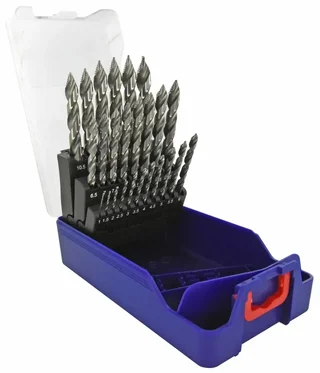 Coffret 25 forets métaux HSS TIVOLY Ø1-13mm affûtage étagé TSP