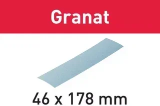 Abrasif Granat FESTOOL 46x178 mm - Grain haute performance pour ponçage manuel
