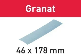 Abrasif Granat FESTOOL 46x178 mm - Grain haute performance pour ponçage manuel