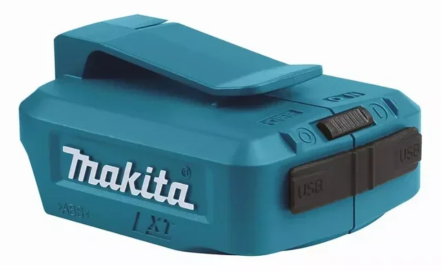 Caricatore USB MAKITA DECADP05 - Adattatore batteria 14,4V-18V Li-ion con doppia porta USB-A
