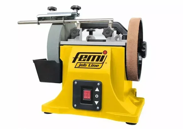 Afiladora con Agua Femi SH23-730 Ø200 mm con Soporte de Herramientas y Disco de Cuero