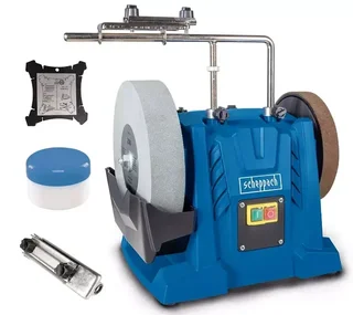 Afilador de agua SCHEPPACH TIGER 7000S 250mm 200W - Esmeriladora profesional con depósito irrompible