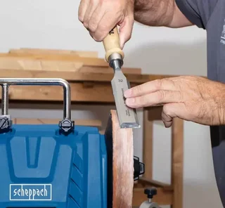 Afilador de agua SCHEPPACH TIGER 7000S 250mm 200W - Esmeriladora profesional con depósito irrompible