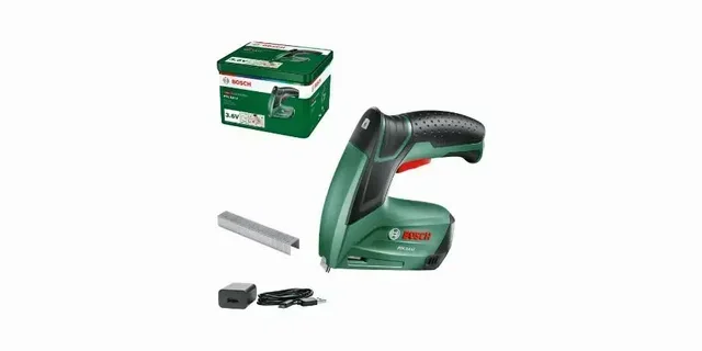 Bosch PTK 3.6 LI Cordless Electric Stapler - Compact Lithium-Ion Battery