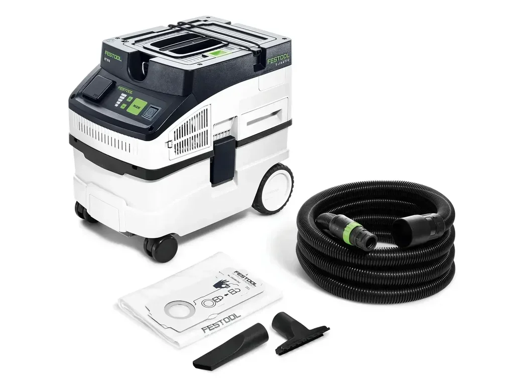 Aspirateur chantier Festool CLEANTEC CT 15 - 1200W 15L professionnel