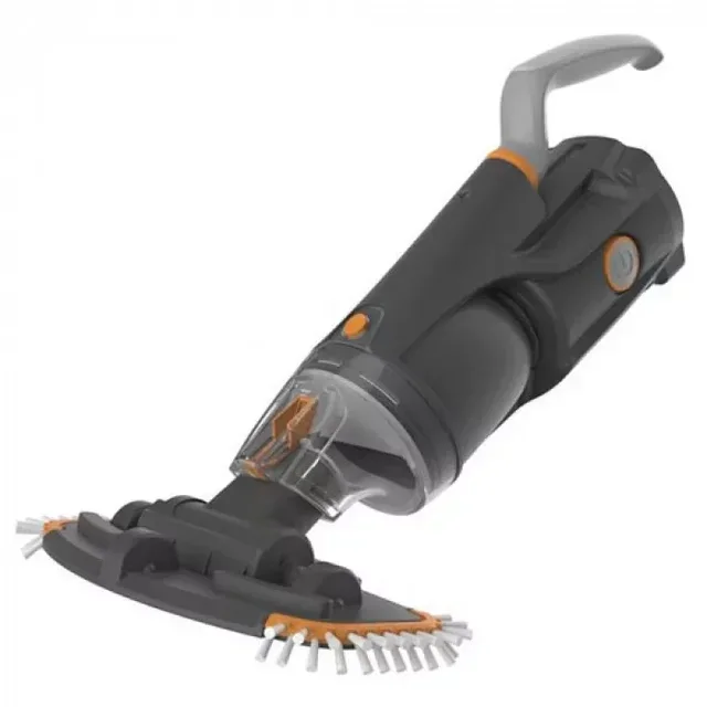 Aspirateur piscine rechargeable Vektro Junior Kokido - 60 min autonomie, nettoyage fond et marches, batterie lithium-ion, 2 pôles télescopiques inclus