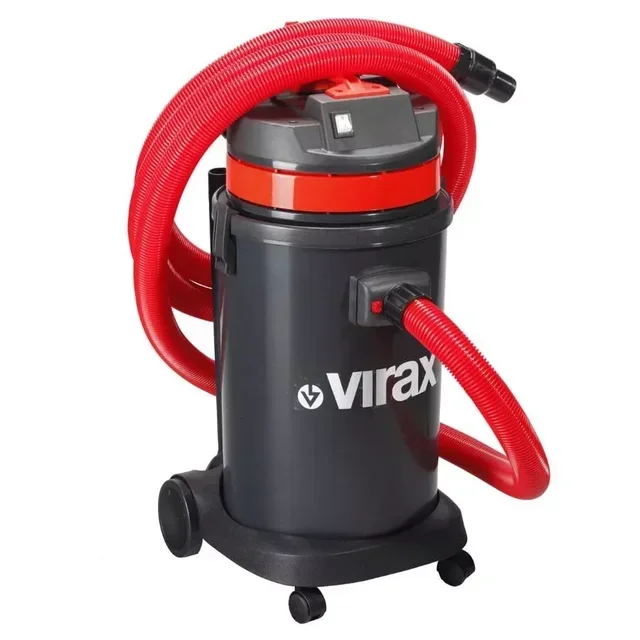Aspiratore Acqua e Polvere 30L Virax 50157 - Doppia Filtrazione 1500W