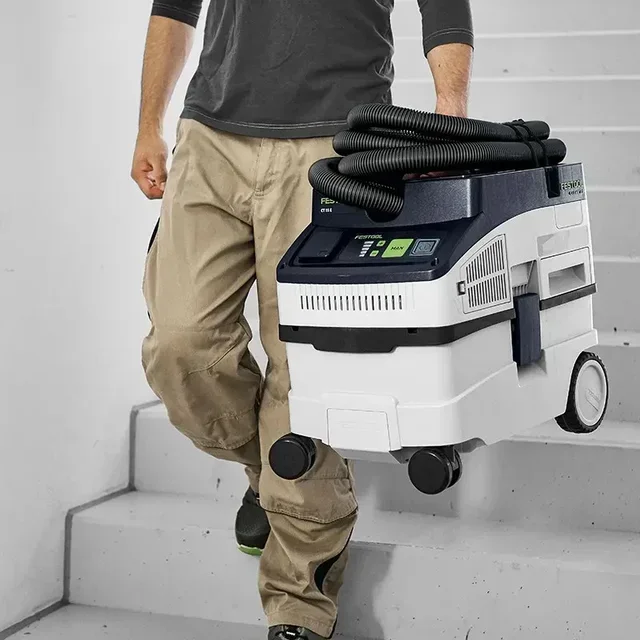 Aspirateur eau et poussière Festool CT 15 E-Set 1200W 10L compact professionnel