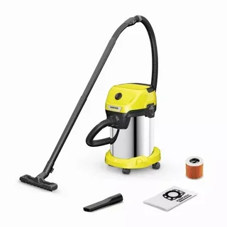 Aspirateur eau et poussière KARCHER WD3 S V-19/4/20 cuve inox 19L 1000W