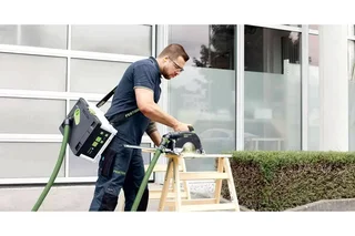 Aspirapolvere Senza Fili Festool CLEANTEC CTLC SYS HPC 4.0 I-Plus - 4 Batterie 18V 4.0Ah, Caricabatterie, Accessori e Systainer - Rif. 576944