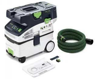 Aspirapolvere senza fili Festool CTMC MIDI I-Basic 36V - Sistema di aspirazione mobile professionale classe M