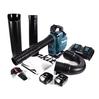 Makita DUB363PT2V 36V Laubsauger Bläser mit 2x 5Ah Akkus und Doppelladegerät