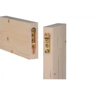 Assembleur bois-acier zingué K036DUO 62/15 pour jonctions résistantes et invisibles