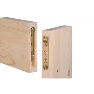 Assembleur bois-acier zingué K055DUO 100/15 pour mobilier massif et agencements intérieurs