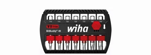 TY WIHA BitBuddy Torx Bits 7pcs 49mm with Belt Clip - 42115