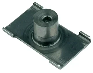 Axede avec guide FAPIM 1563I - Axe de connexion acier inoxydable pour profils européens