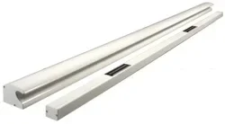 Barra a ventose 2x300kg tri-tensione 12/24/48V bianco RAL 9010 GROOM - 2500mm