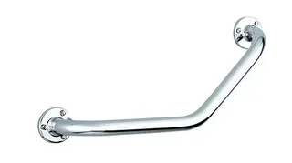 Barre d'appui inclinée 135° Eco Ø25 Inox poli DELABIE PMR 220mm