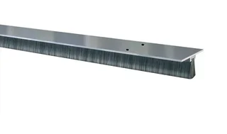 Türdichtung Aluminium mit 3m Bürstendichtung - Schiebetür Zugluftstopper