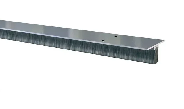 Bas de porte aluminium avec brosse étanchéité 3m - Joint calfeutrage porte coulissante