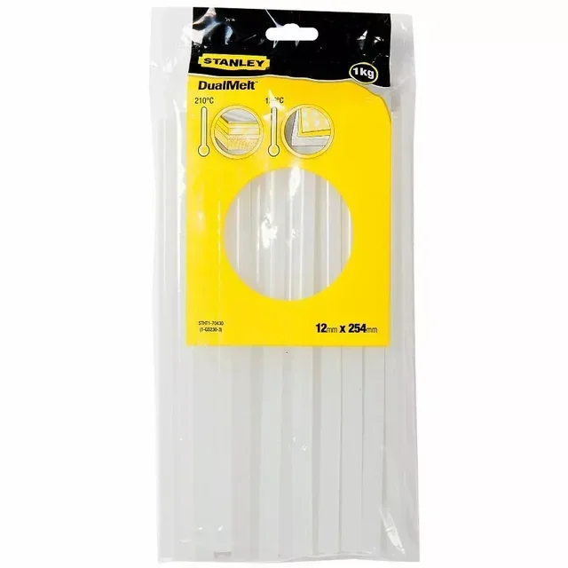 Bâton de colle thermofusible Ø11,5 mm x 254 mm - Sachet 1 kg STHT1-70430