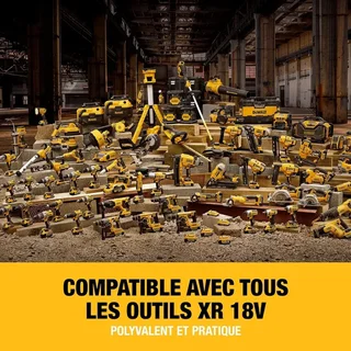 Batterie DEWALT 18V 4Ah XR Li-Ion DCB182-XJ pour outils électroportatifs