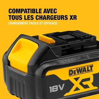 Batterie DEWALT 18V 4Ah XR Li-Ion DCB182-XJ pour outils électroportatifs