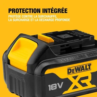 Batterie DEWALT 18V 4Ah XR Li-Ion DCB182-XJ pour outils électroportatifs