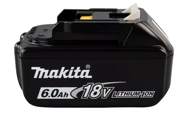 Batteria Makita 18V 6Ah LXT BL1860B al litio-ion con indicatore di carica