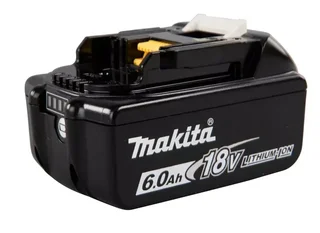 Batteria Makita 18V 6Ah LXT BL1860B al litio-ion con indicatore di carica