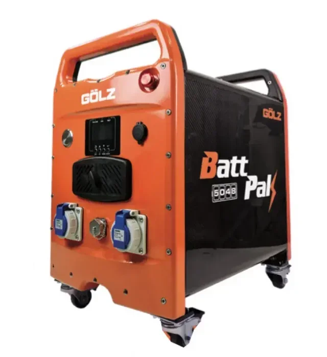 Battpak 5048 GOLZ BP5048F - Alimentazione portatile cantiere + Carrello - Generatore batteria edile
