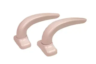 Fermaporta doppio Horus 2051I FAPIM quadrato 8mm beige 1013 con molla di richiamo