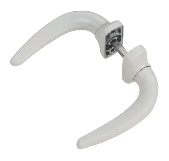 Doppio Fermaporta Horus Bianco 9010 - Porta in Alluminio con Molla di Ritorno 2051I