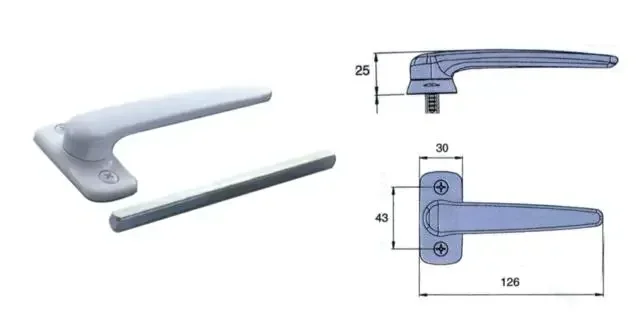 Bastone Singolo Horus Beige 1015 Alluminio Fuso 2050A