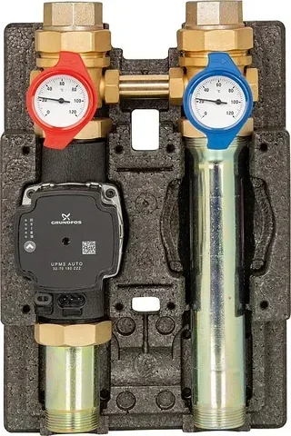 Bloc sécurité chauffe-eau Ariston 25A/60A DN32 avec circulateur et vanne thermostatique - Réf. 2072136