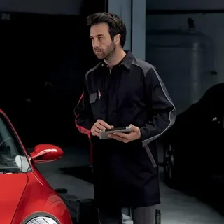 Camisa de Trabajo Mecánico Facom FXWW7000E Negro Gris Rojo Sin Metal