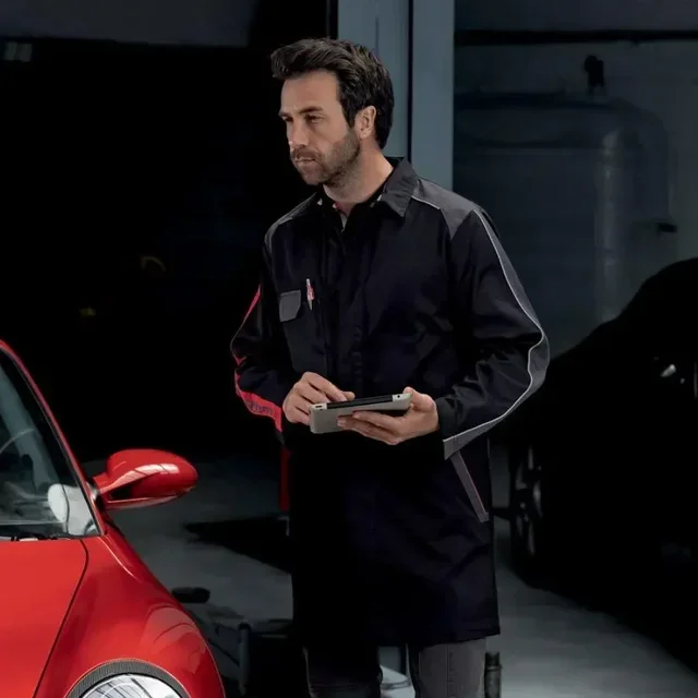 Camisa de Trabajo Mecánico Facom FXWW7000E Negro Gris Rojo Sin Metal