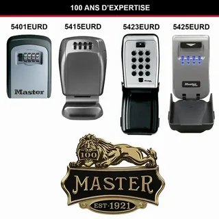 Master Lock 5401EURD Wall-Mounted Key Safe Box with Combination Code