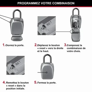 Boîte à clés sécurisée Master Lock 5414D anse renforcée