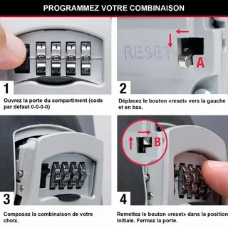 Boîte à clés sécurisée MASTER LOCK 5400EURD à combinaison avec anse