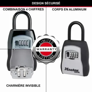Boîte à clés sécurisée MASTER LOCK 5400EURD à combinaison avec anse