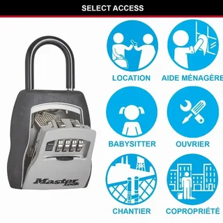 Boîte à clés sécurisée MASTER LOCK 5400EURD à combinaison avec anse