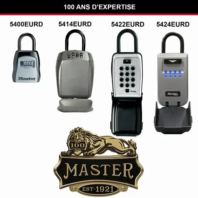 Boîte à clés sécurisée MASTER LOCK 5400EURD à combinaison avec anse