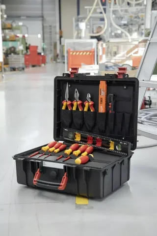 Cassetta Attrezzi Elettricista WIHA 45530 - 18 Utensili VDE Isolati Professionali