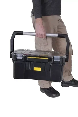 Boîte à outils STANLEY FatMax 1-70-317 avec organiseur transparent et compartiments modulables