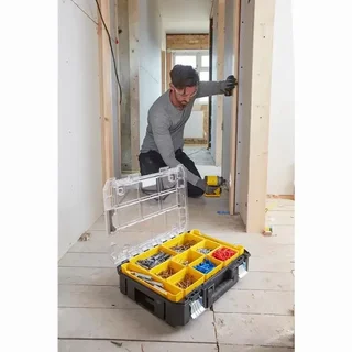 STANLEY FatMax Prostack TSTAK 7,8L Werkzeugkoffer mit 10 herausnehmbaren Fächern