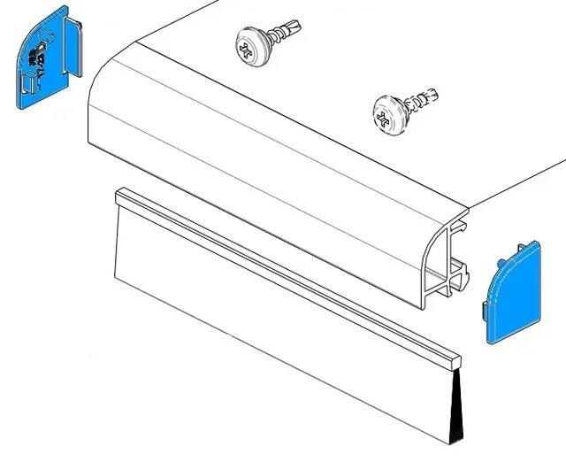 Boîte 50 embouts jet d'eau JEB17/23 gris 2035 BILCOCQ