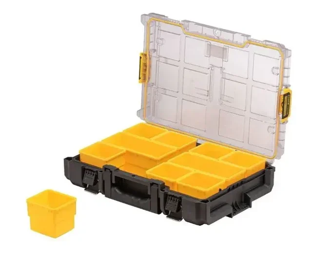 Scatola Porta Attrezzi Modulare DEWALT ToughSystem DWST83394-1 550x336x116mm IP65 Impermeabile Antipolvere Organizzatore