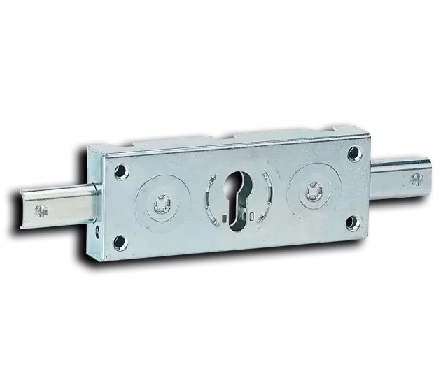 Boîtier verrouillage 2 points rideau métallique THIRARD 091997 acier zingué